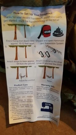 Eagles Nest Outfitters Sub7 -Firesettle Camp Shop 07 User Instructions