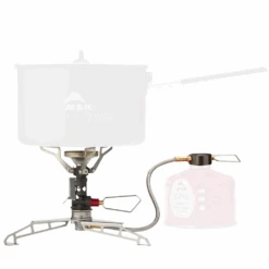 MSR LowDown Remote Stove Adapter -Firesettle Camp Shop 11582 MSR Lowdown PRDPot Trans