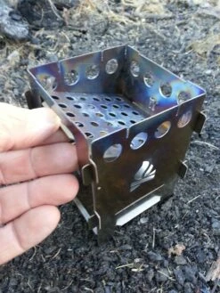 Bushcraft Essentials Bushbox Titanium Outdoor Pocket Stove -Firesettle Camp Shop 20150920 181922
