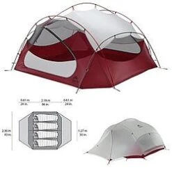 MSR Papa Hubba NX 4P -Firesettle Camp Shop 89346