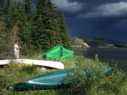 Churchill River Canoe Outfitters Nylon Campfire Tent 5x7 10 Churchill River Canoe Outfitters Nylon Campfire Tent 5x7 -Firesettle Camp Shop Campfire Tent 2