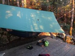 UGQ SilPoly Rectangular Cat Cut Tarp (10x12) -Firesettle Camp Shop DSC01410a