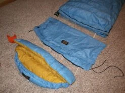 Eddie Bauer Vintage 0 Down Sleeping Bag Quilt -Firesettle Camp Shop IMGP0188