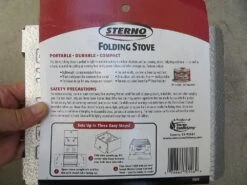 Sterno Portable Folding Stove -Firesettle Camp Shop IMG 7348