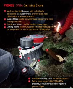 Primus Onja -Firesettle Camp Shop ONJA reivew SiriusCamper v2