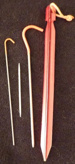 Terra Nova Titanium 1g Skewer Pegs -Firesettle Camp Shop P1000706