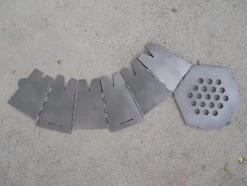 Vargo Hexagon Wood Stove Titanium -Firesettle Camp Shop Vargo Hexagon expanded