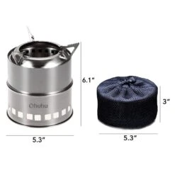 Ohuhu Wood Burning Camping Stove -Firesettle Camp Shop ohuhu1